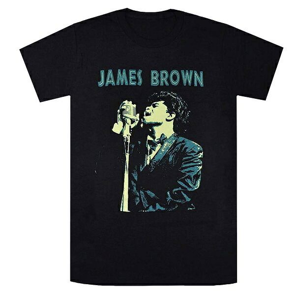 JAMES BROWN ジェームスブラウン Holding Mic Tシャツ Sサイズ オフィシャル拍卖