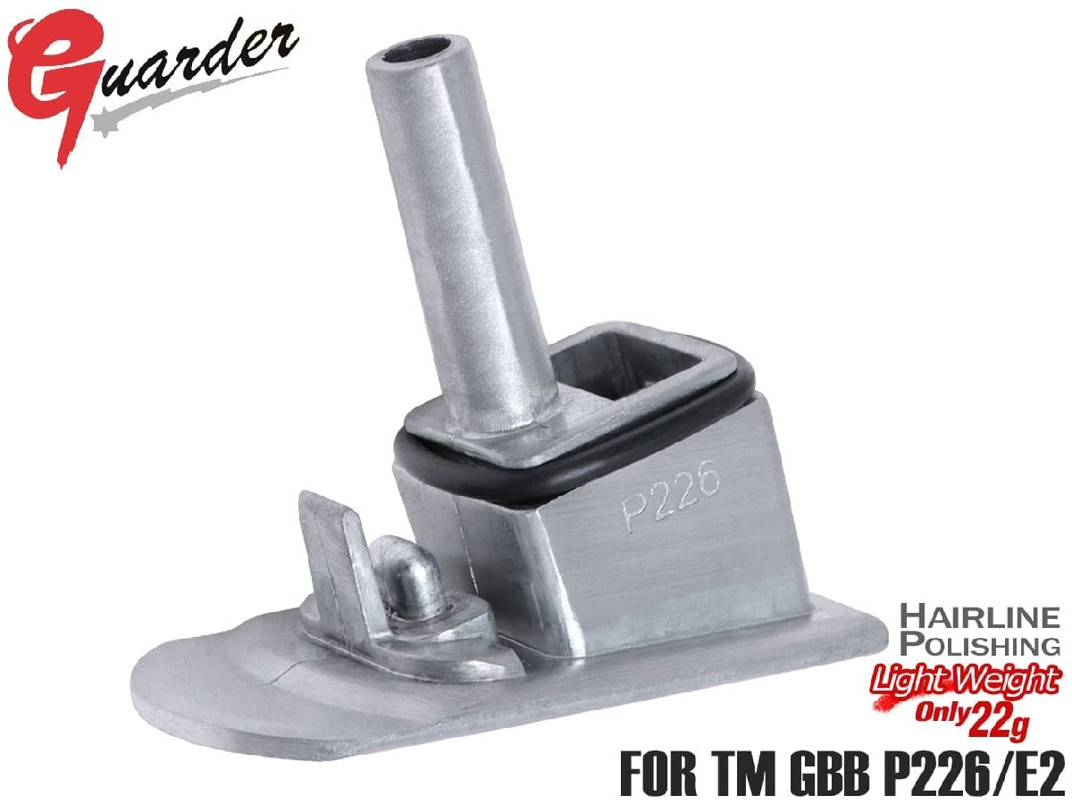 P226-44(A)SV GUARDER アルミ 軽量マガジンベースマウント for マルイ GBB P226/E2シリーズ拍卖