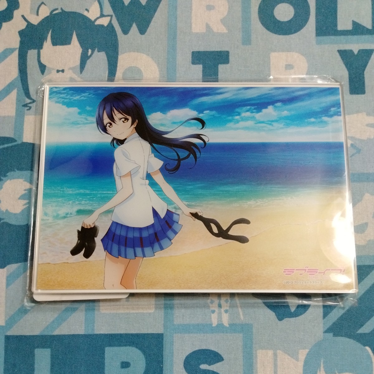 ラブライブ! くじ引き堂 オンラインくじ Ver.LoveLive!Days μ’s A賞 ビッグ アクリル プレート 園田海未 未開封新品 スタンド 約14×20cm拍卖