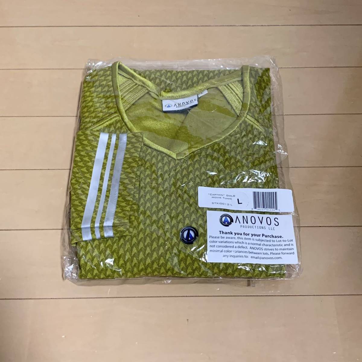 未開封 ANOVOS スタートレック StarTrek イントゥ・ダークネス レプリカ ユニフォーム Lサイズ 衣装拍卖