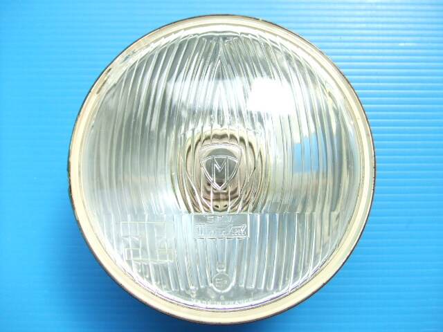 ヒビ有り マーシャル 145パイ ロービーム ハイビーム 丸目4灯 ヘッドライト 旧車 H4バルブ ヘッドランプ 丸4灯 丸目 4灯 丸形 丸型 MARCHAL拍卖