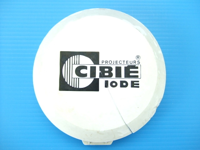 ヒビ有り CIBIE 厚型 13cm デュアルライト 丸型 ライトカバー 丸形 デュアルカウル 旧車 シビエ ビサージュ 当時物 中古1個 sub3拍卖