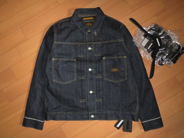 送料無料 人気即完売 NEIGHBORHOOD ネイバーフッド STOCKMAN TYPE-B/C-JKT INDIGO XL 正規品 日本製 新品未使用 タグ,ハンガー,袋付き拍卖