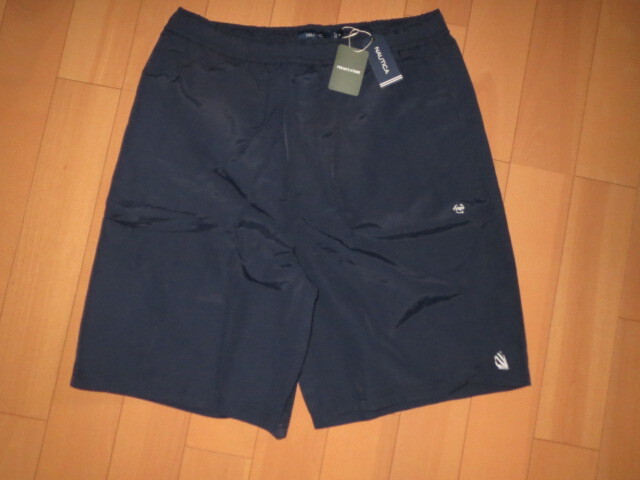 送料無料 NAUTICA ノーティカ 水陸両用 インナーメッシュ ナイロンショーツ ハーフパンツ 正規品 XL NAVY 新品未使用 (撮影,採寸の為開封)拍卖