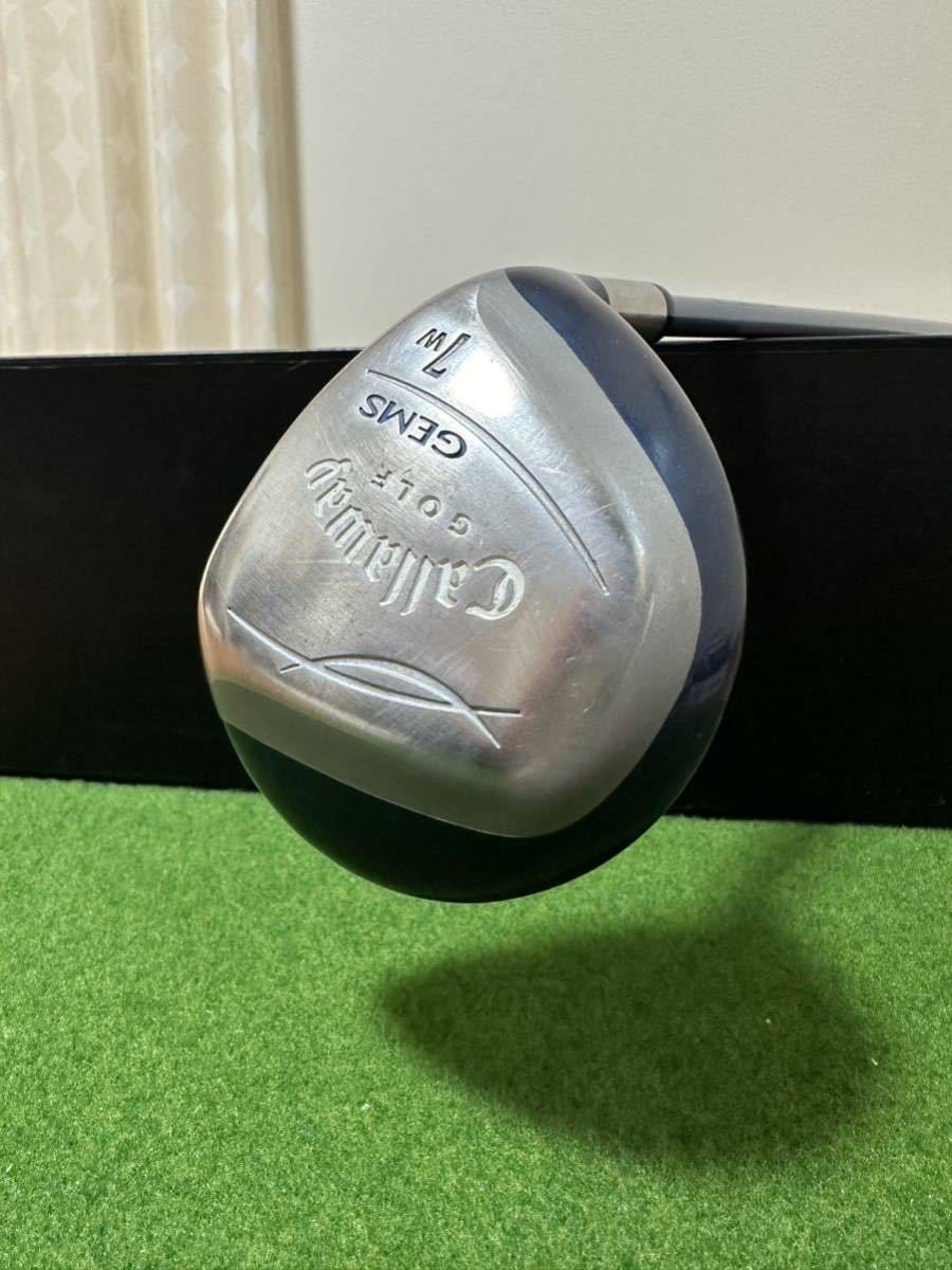 送料無料!キャロウェイ レディースクラブ 7W GEMS フェアウェイウッド カーボンシャフト フレックスW拍卖