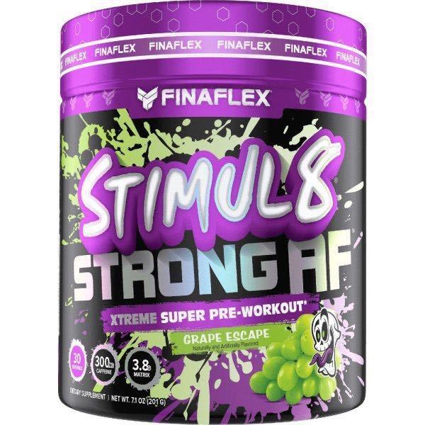 ★ラスト一個★在庫処分サービス品 ★国内未発売★強烈プレワークアウト!Finaflex Stimul8 Strong AF 30回分 グレープエスケープ味★拍卖