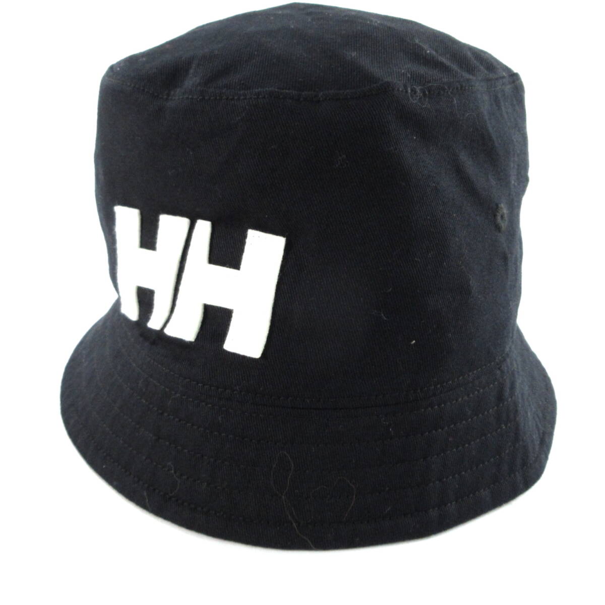 【送料無料】新品◆HELLY HANSEN◆TWILL HAT ツイル ハット M 黒◆ヘリーハンセン バケットハット フロントロゴ◆aaf J2153拍卖
