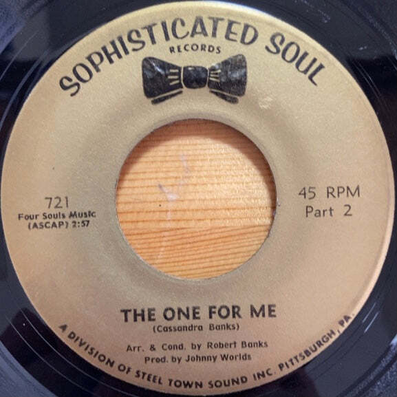 JOE BOURNE THE ONE FOR ME 45's 7インチ拍卖