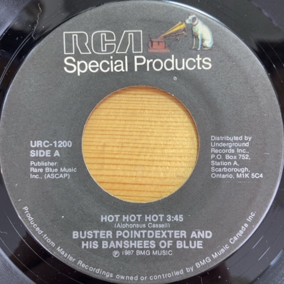 BUSTER POINDEXTER AND HIS BANSHEES OF BLUE / AUTOGRAPH HOT HOT HOT / TURN UP THE RADIO 45's 7インチ拍卖