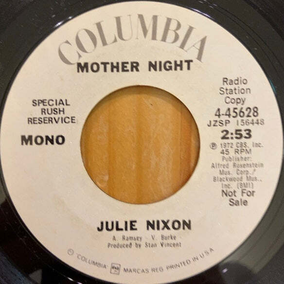 MOTHER NIGHT SCUFFLE / JULIE NIXON 45's 7インチ ①拍卖