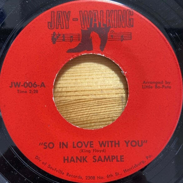 HANK SAMPLE SO IN LOVE WITH YOU 45's 7インチ拍卖
