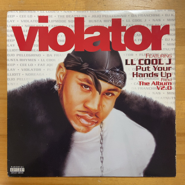 VIOLATOR FEATURING LL COOL J PUT YOUR HANDS UP 12インチ シングル拍卖
