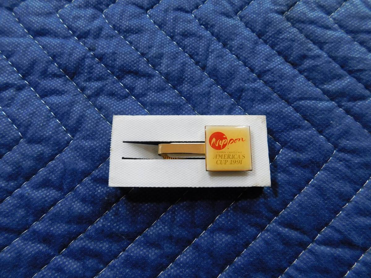 A3180◎未使用 NIPPON AMERICAS CUP 1991 ネクタイピン タイピン拍卖