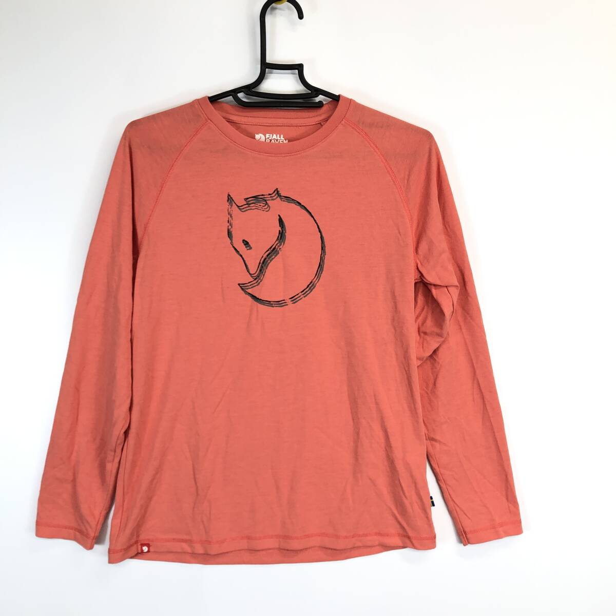 フェールラーベン FJALLRAVEN 長袖Tシャツ オレンジ系 FR-6343L レディースLサイズ拍卖