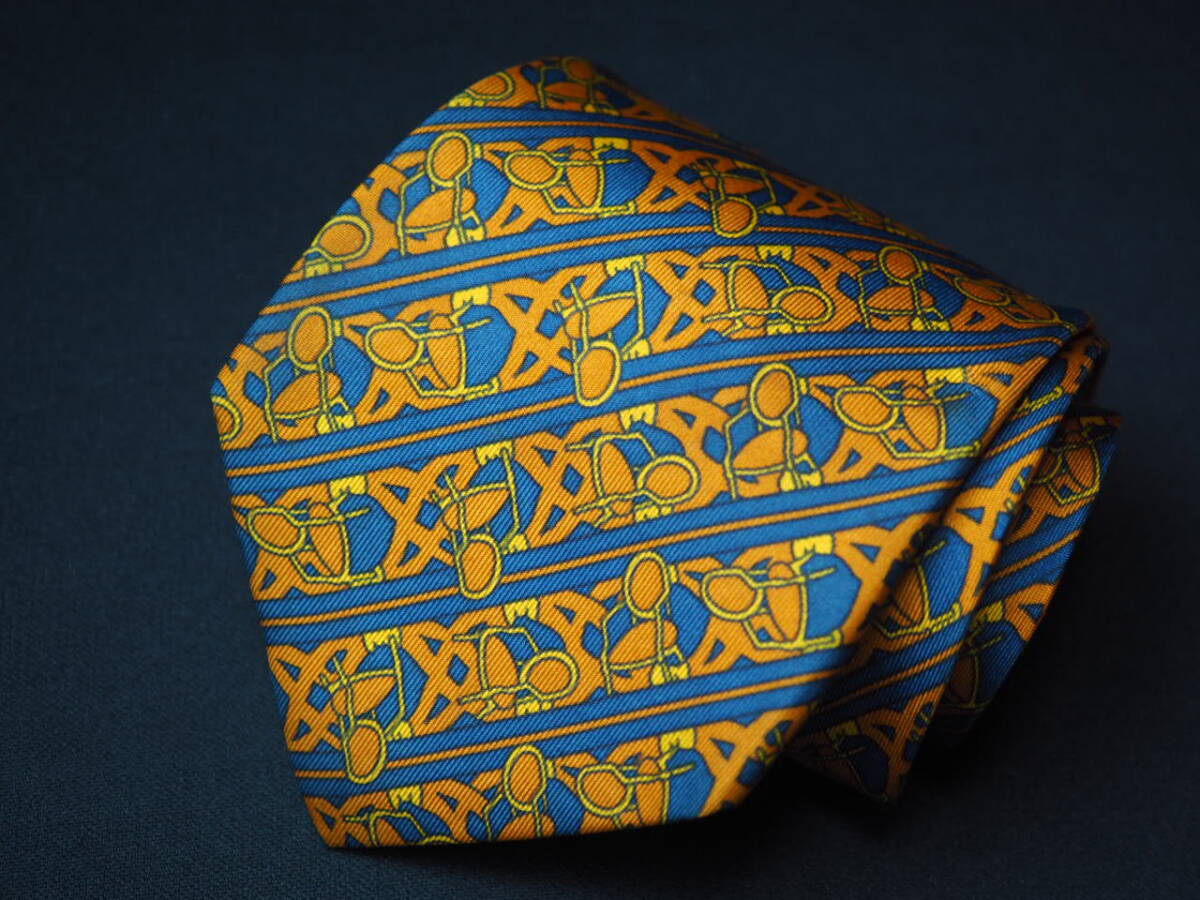 美品 【Christian Dior クリスチャン ディオール】A2095 柄 FRANCE フランス製 SILK ブランド ネクタイ 古着 良品拍卖