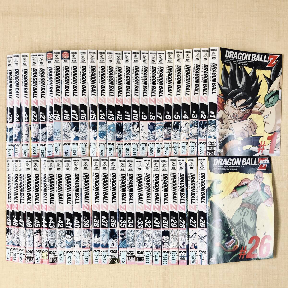 DRAGON BALL Z ドラゴンボールZ 全49巻 DVDレンタル落ち拍卖