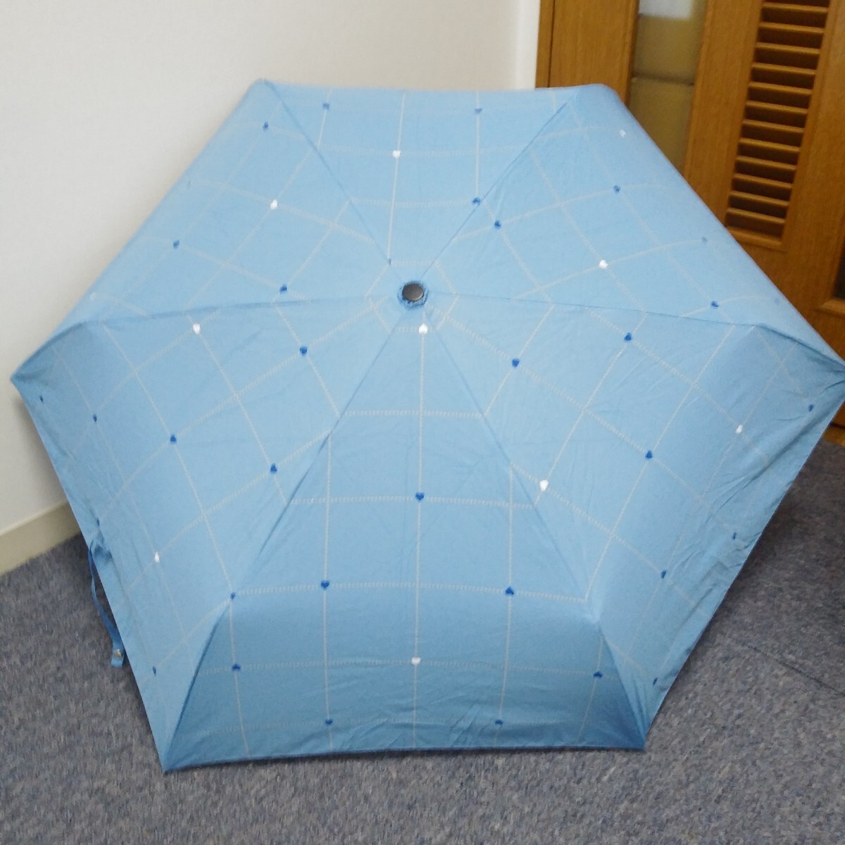 MOONBAT nurenu ムーンバット ヌレヌ レディース 折りたたみ傘 ブルー拍卖