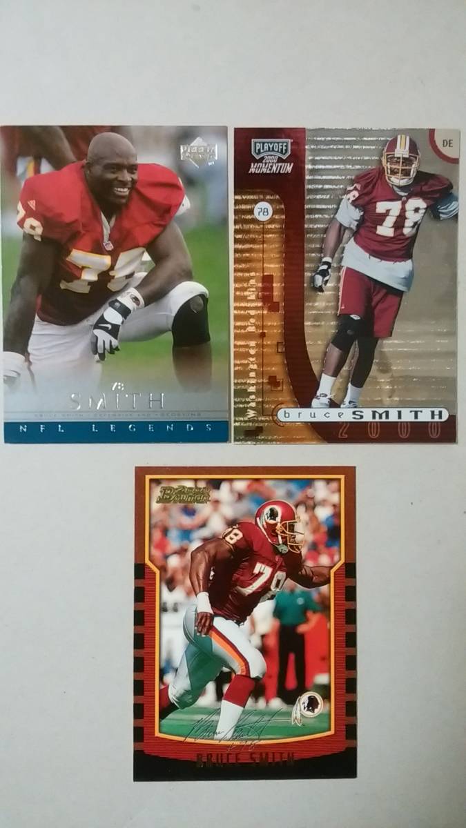 NFLカード BRUCE SMITH 10種 レッドスキンズ DE拍卖