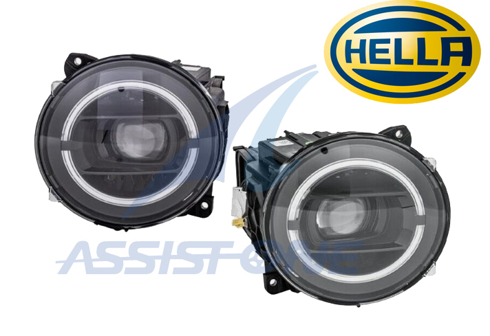 HELLA製 Gクラス W463A ナイトパッケージ ヘッドライト 左右セット G350d G400d G550 G63AMG マトリックス仕様 W464 4639067201拍卖