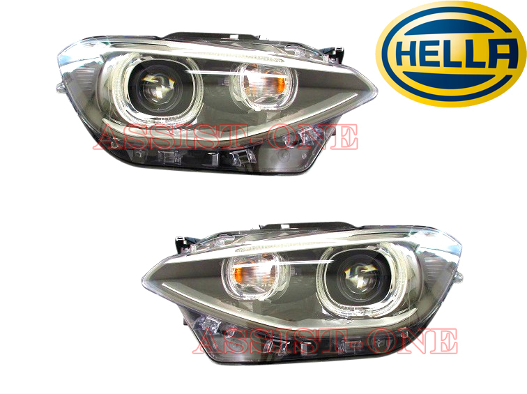 純正OEM HELLA製 BMW 1シリーズ F20 F21 前期 バイキセノン ヘッドライト ヘッドランプ 左右セット 日本仕様 63117296911 63117296912拍卖