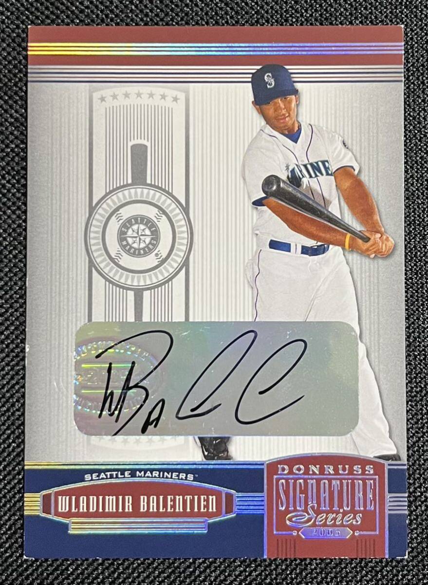 MLB 2005 DONRUSS SIGNATURE SERIES WLADIMIR BALENTIEN AUTOGRAGH CARD ウラディミール・バレンティン 直筆サインカード拍卖