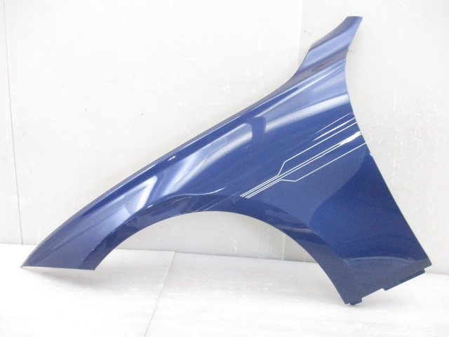 【即決有】 BMW 3シリーズ アルピナ B3 D3 F30 F31 純正 左 フロント フェンダー パネル ブルー (B038240)拍卖