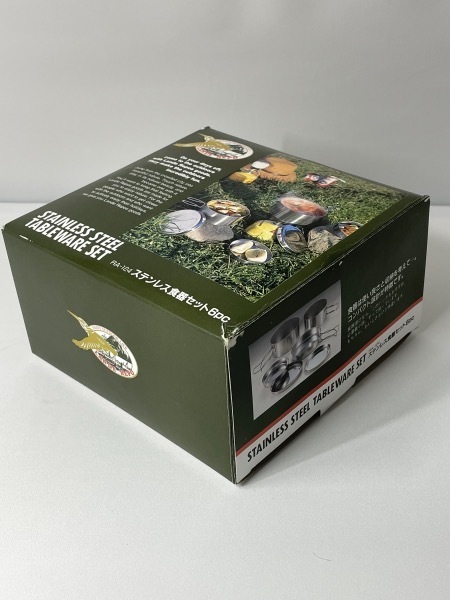 アウトドア ステンレス食器セット6pc RA-124拍卖