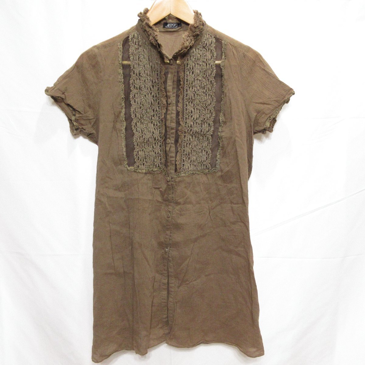 ◆SHIZUKA KOMURO 半袖 シャツ(ブラウン)◆USED拍卖