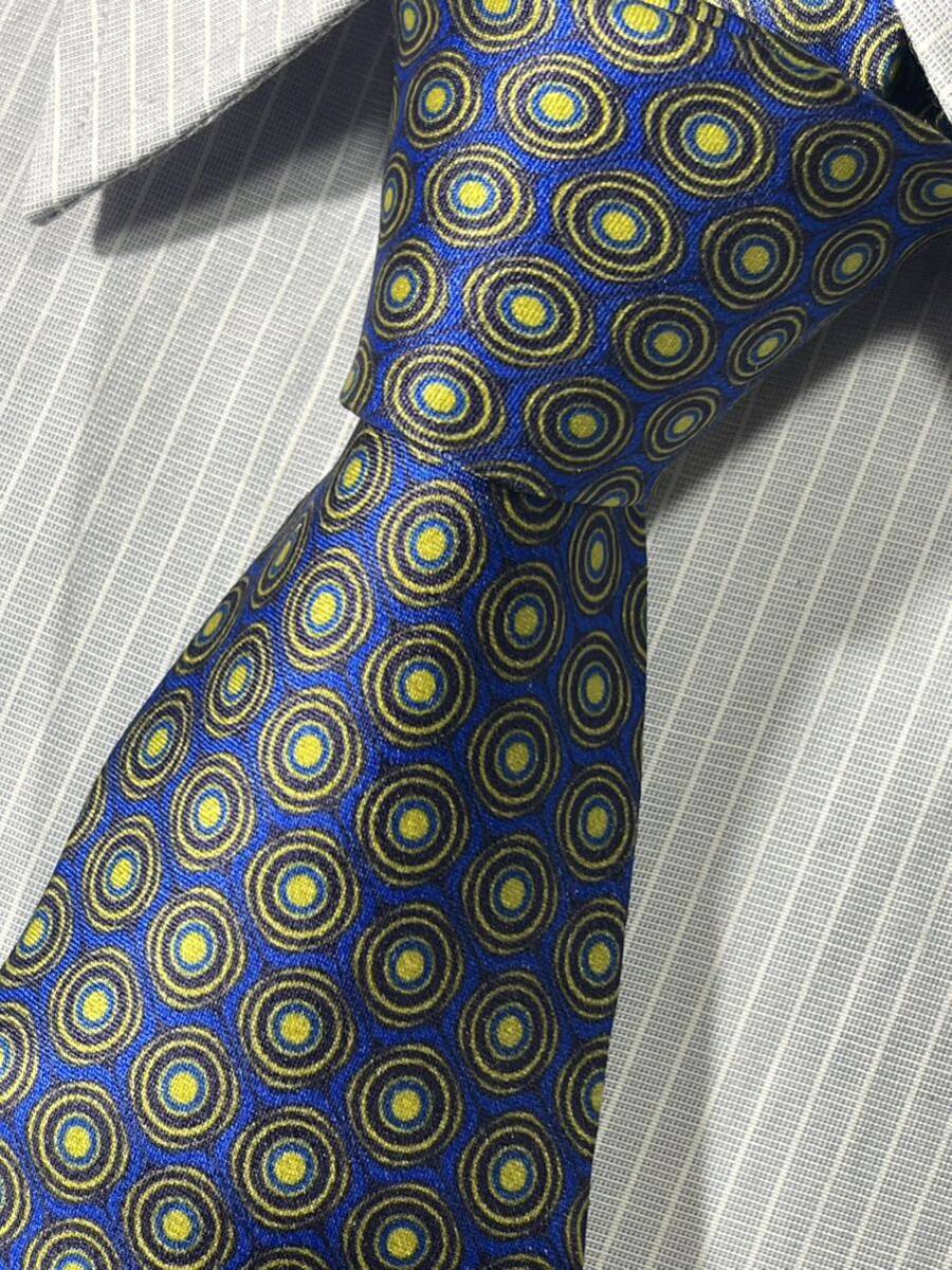 ほぼ未使用 ″ETRO″ エトロ 小紋 ブランドネクタイ 403096拍卖