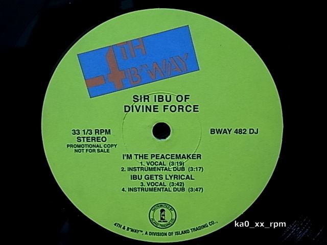 ★☆Sir Ibu / Cash Money And Marvelous「I'm The Peacemaker / The Mighty Hard Rocker」☆★拍卖