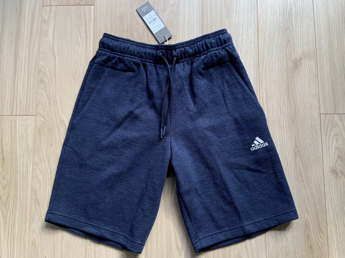 未使用タグ付◇adidas アディダス スウェットハーフパンツ ショートパンツ スウェット M ネイビー拍卖