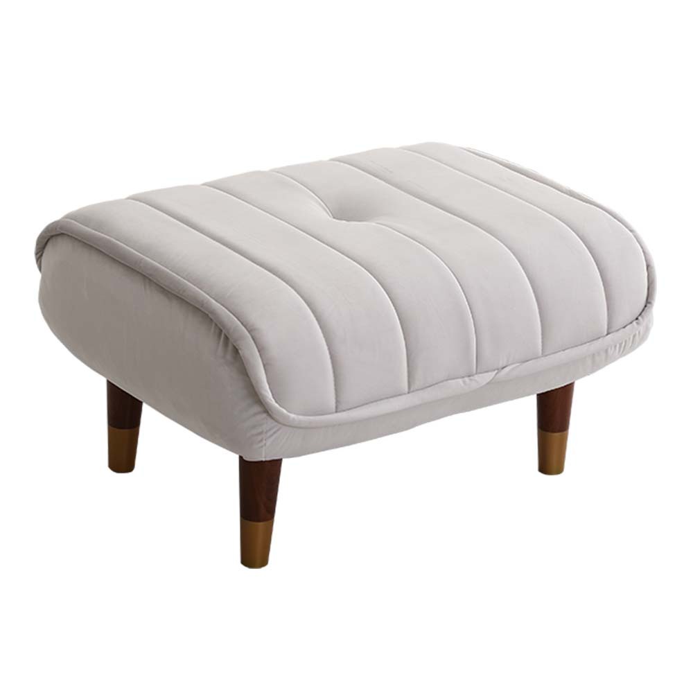 大人かわいいインテリア ベロアカウチソファ オットマン単品【Chammy -チャミー-】SH-07-OKBAO-GYBR グレー&ブラウン拍卖