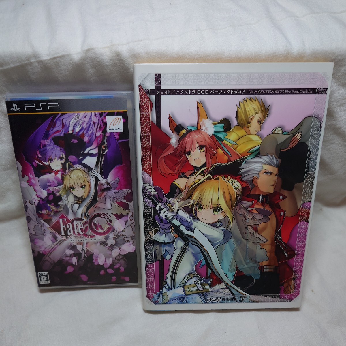 PSP フェイト エクストラCCC 開封品 動作確認済み 攻略本付き PSP 拍卖