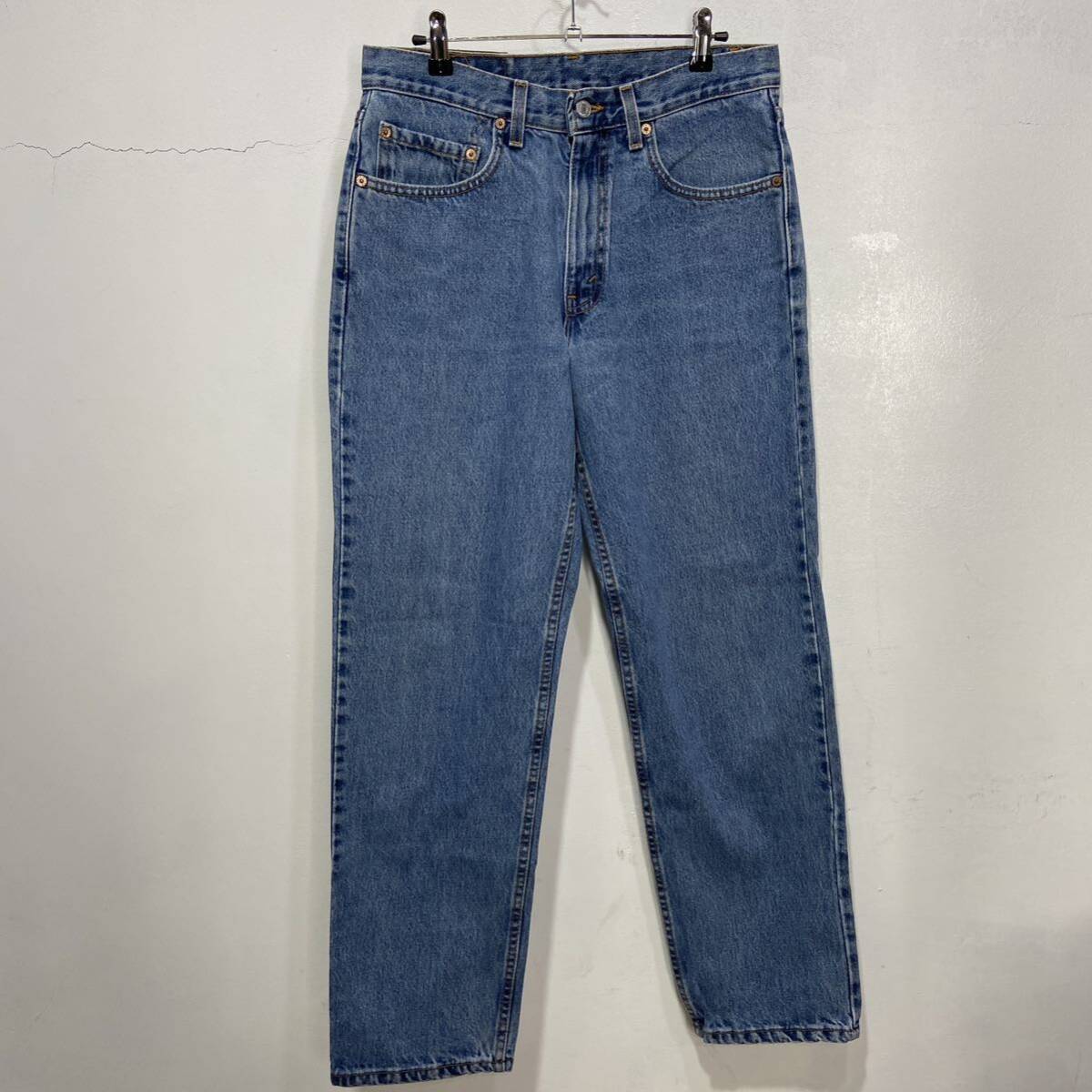 送料無料☆ ☆00s☆Levi's☆USA製550☆リラックスフィットデニムパンツ☆W32☆拍卖