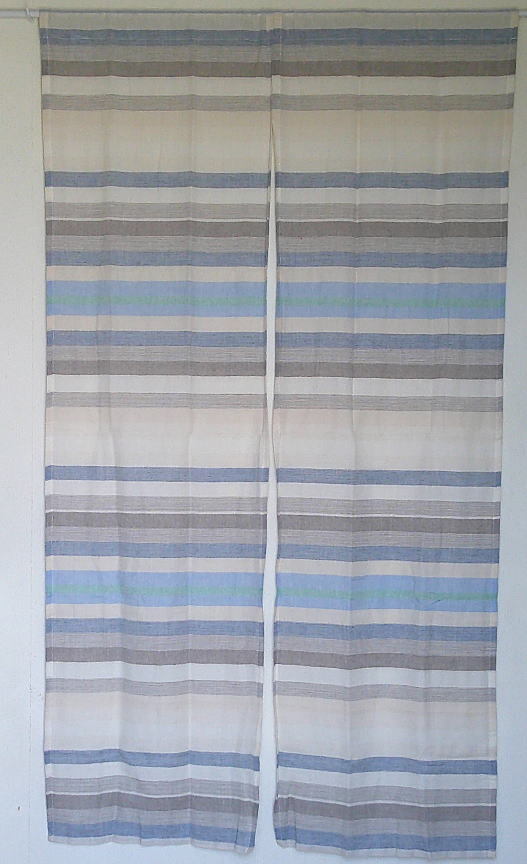 イタワボーダー のれん幅85x丈150cmブルー79787-sumi拍卖