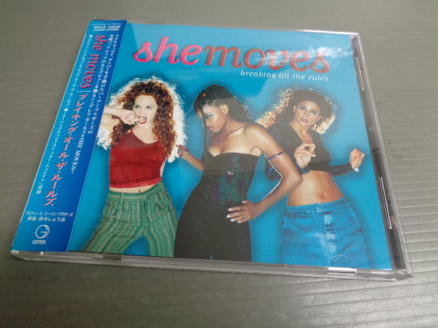 *SHE MOVES/ブレイキング・オール・ザ・ルールズBREAKING ALL THE RULES★帯付CD拍卖