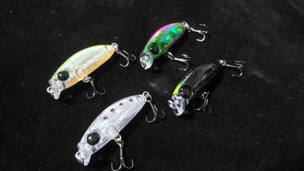 ミノー4点セット ソルトルアー メバリング チヌ シーバス バス拍卖