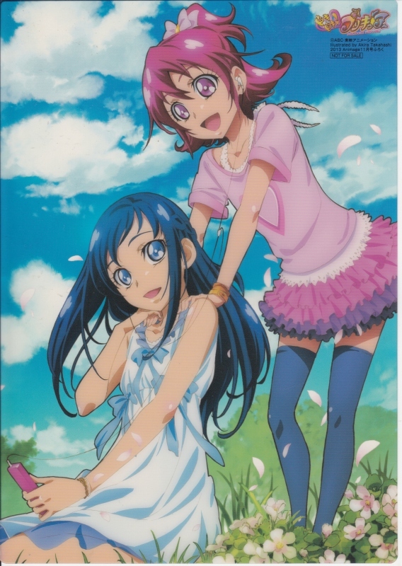 【2024.3】 プリキュア クリア 下敷き シート クリアファイル 【条件付き送料無料】拍卖