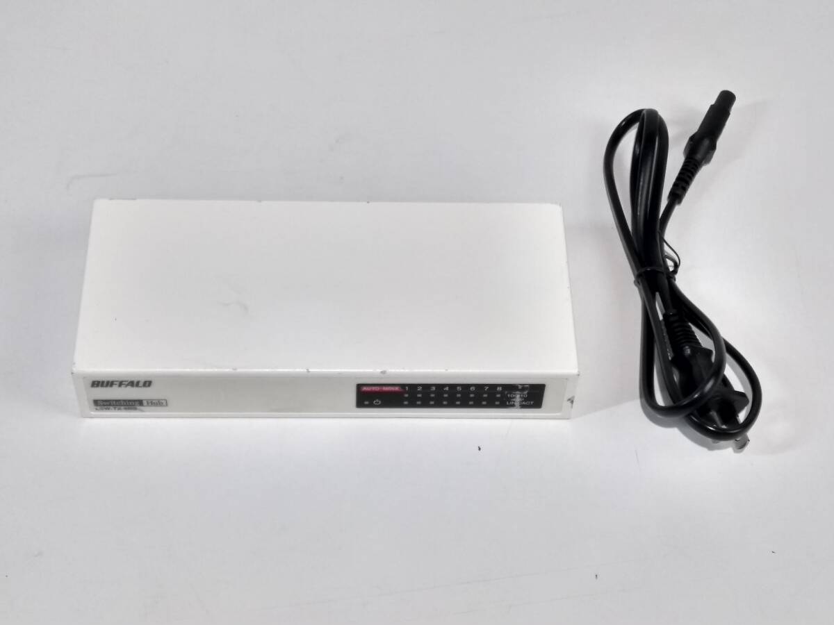 ☆動作OK!LSW-TX-8NS BUFFALO 8ポート Giga対応 スイッチングハブ拍卖