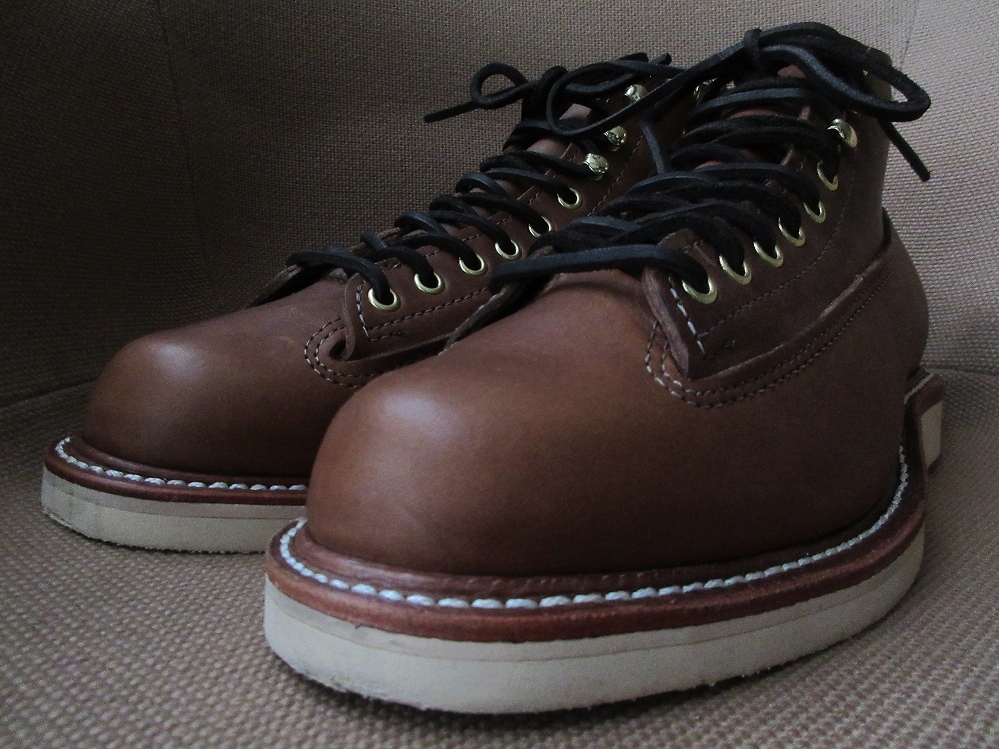 USA製 CHIPPEWA 1958 5インチ 5251MPL レザー レースアップ ブーツ 25.7cm メイプルリーフ チペワ ワーク ラインマン ロガー 本革 シューズ拍卖