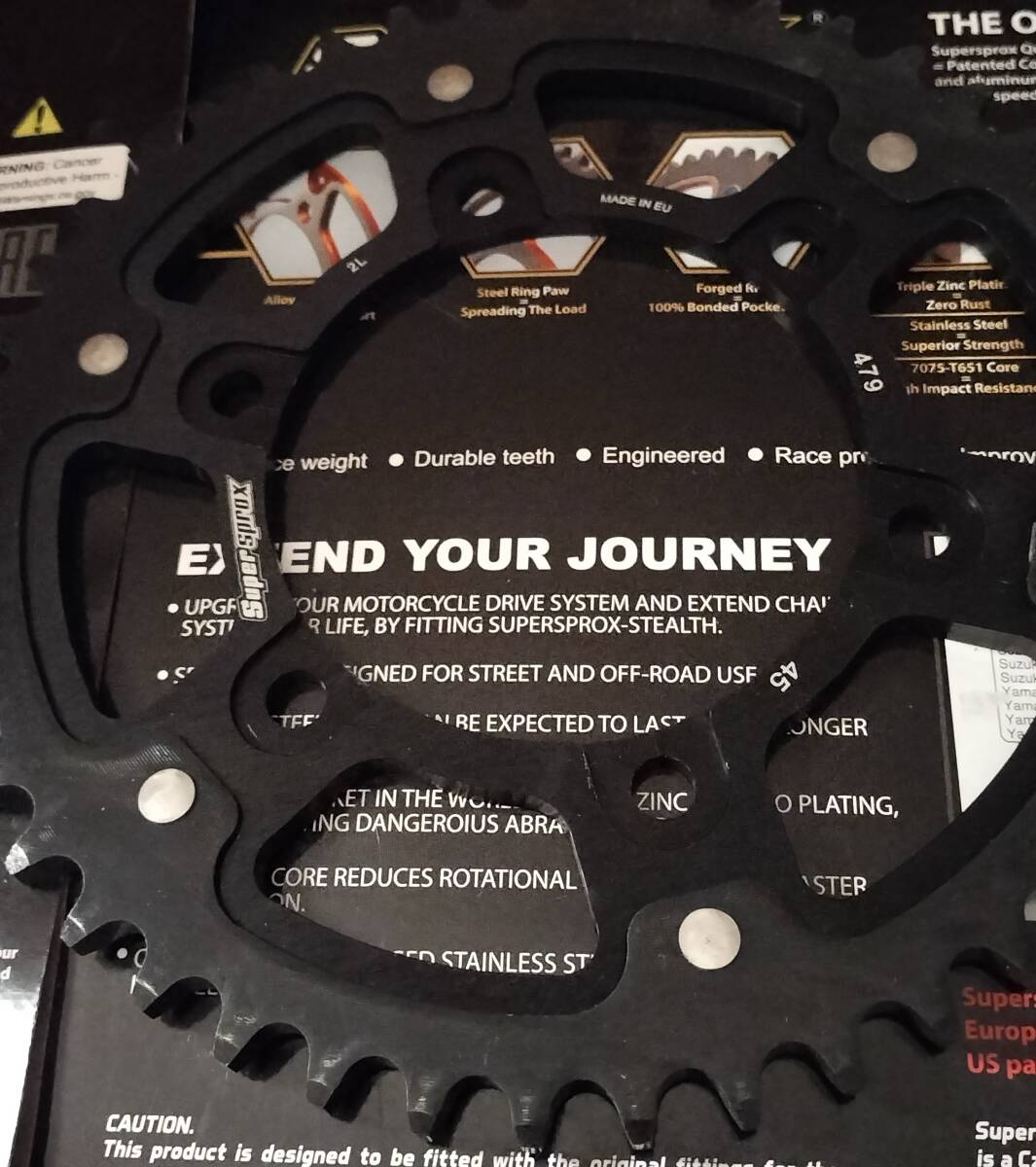 スーパースプロックス Supersprox スプロケット 45T RST-479:45-BLK GPX500 GSX GSX-R XJR YZF-R1 GPZ600R FZ-1 MT-01拍卖