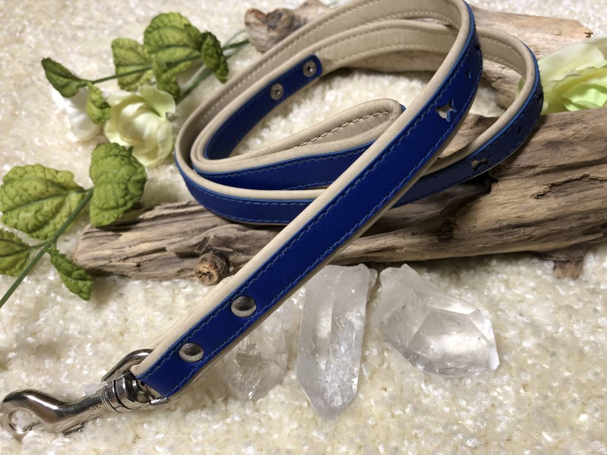 ★同梱お得★大型犬リード-№20・マイスター・犬型・ブルー♪拍卖