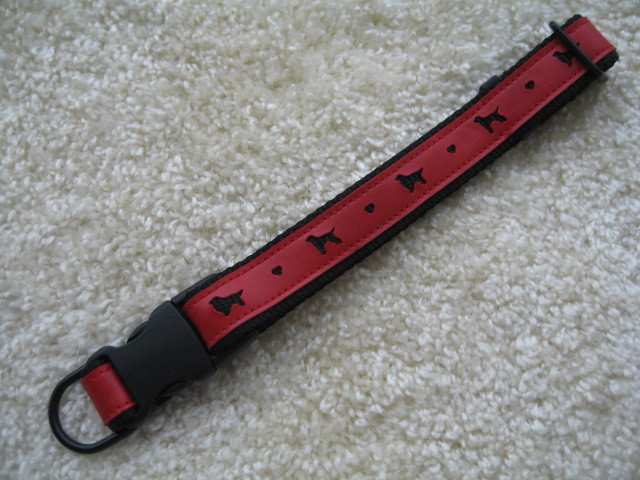 ★同梱お得★大型首輪-№11・マイナスイオン・レッド♪拍卖