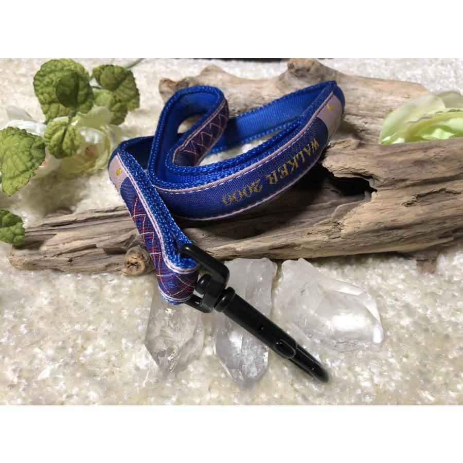 ★同梱お得★大型犬リード・♯25-№17・ウォーカーショートリード・ブルー♪拍卖