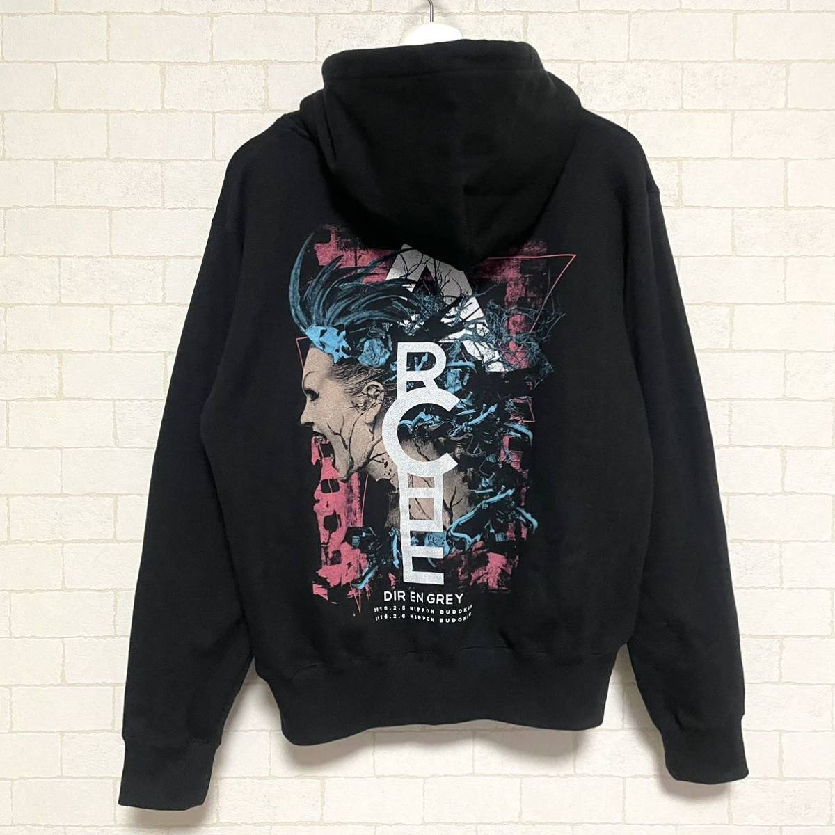 DIR EN GREY ジップアップ パーカー ARCHE 武道館 S ブラック Deadly Claris拍卖