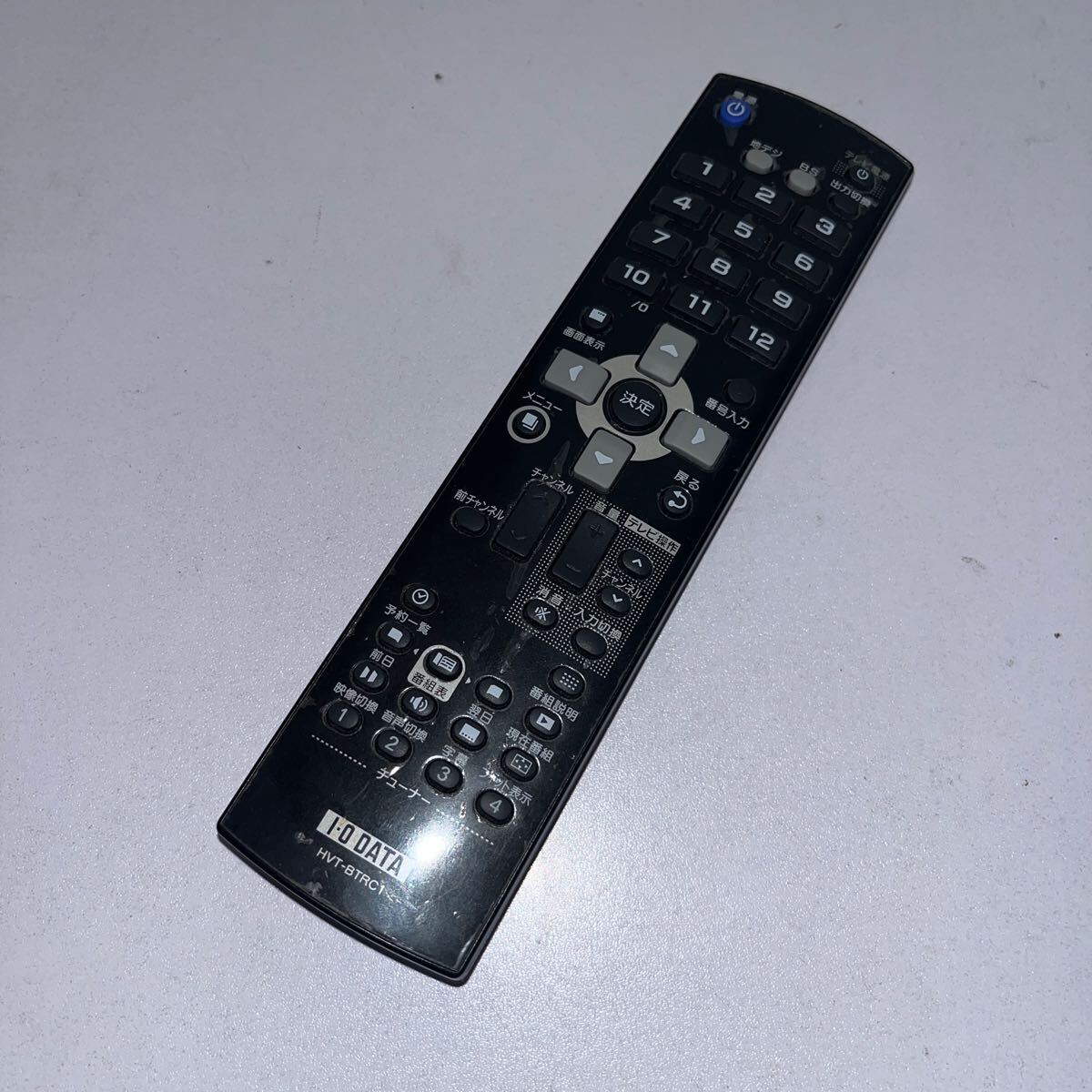 I.O DATA アイ・オー・データ 地上/BSチューナー HVT-BT200用リモコン HVT-BTRC1 保護シート貼ったまま拍卖