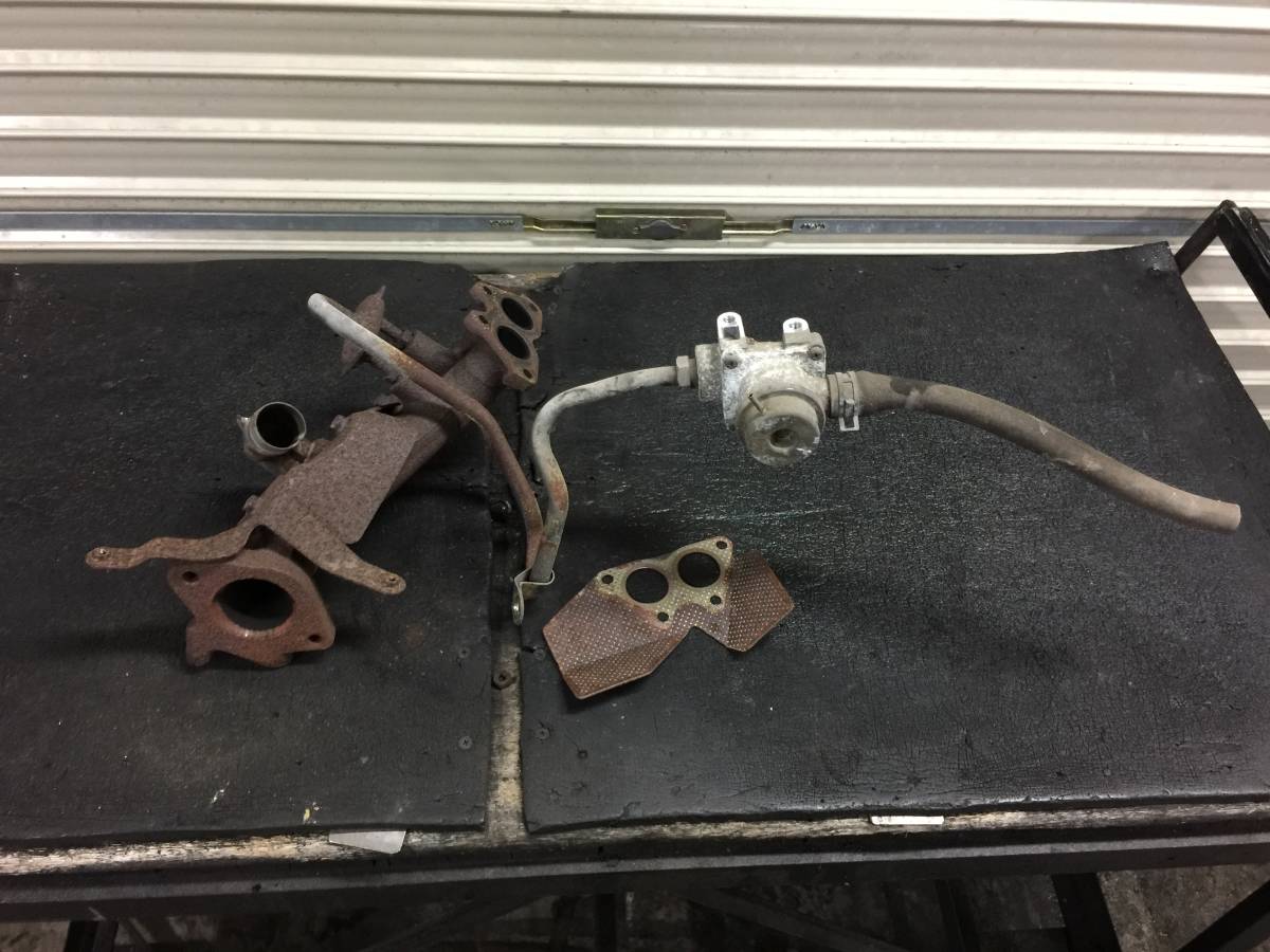 ミニキャブ U12T エキマニ エキゾーストマニホールド バルブ付き 昭和62年 4WD 純正ハイリフト リフトアップ G23B 550cc 旧車 三菱拍卖