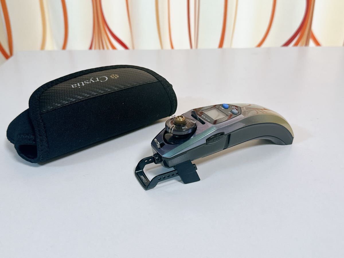 ダイワ ワカサギ 電動リール クリスティアワカサギ CRT R ムーブ/シャンパンゴールドグラデーション ふんばるレッグ ケース DAIWA Crystia拍卖