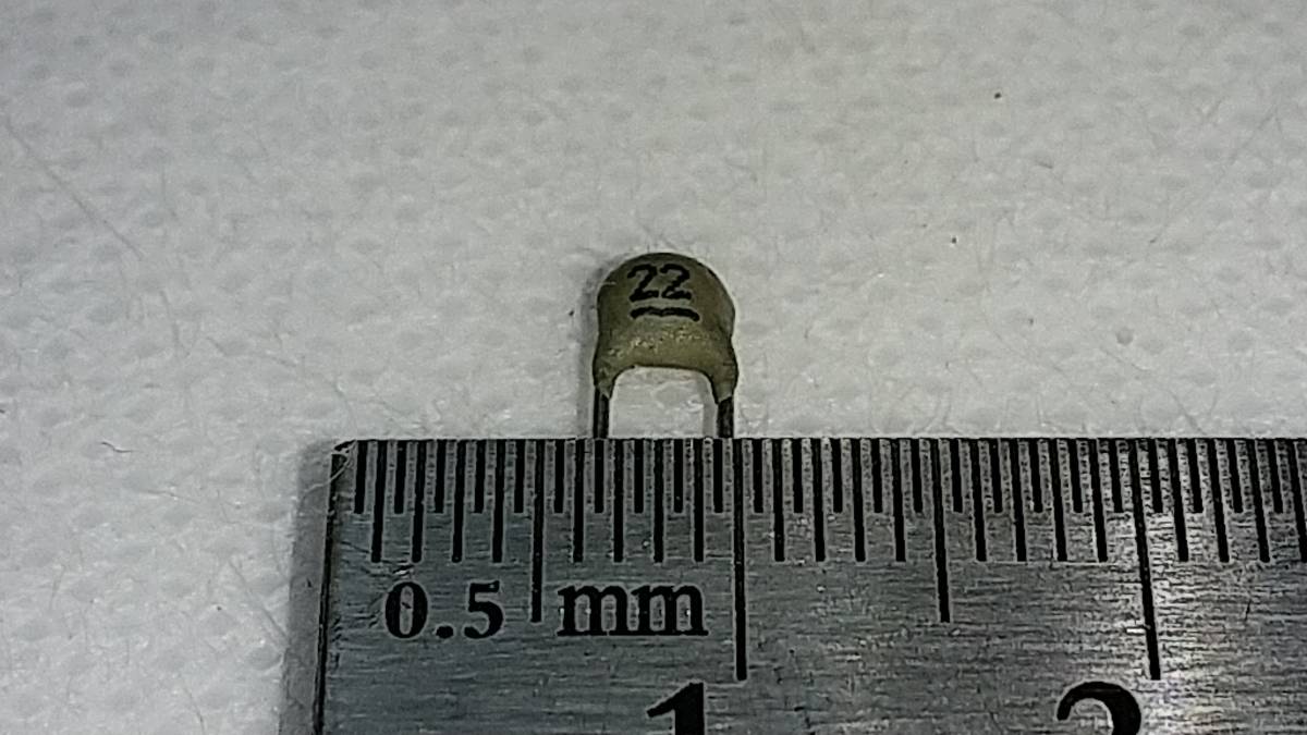 セラミックコンデンサー 22pF 50V 【1セット 5個】拍卖
