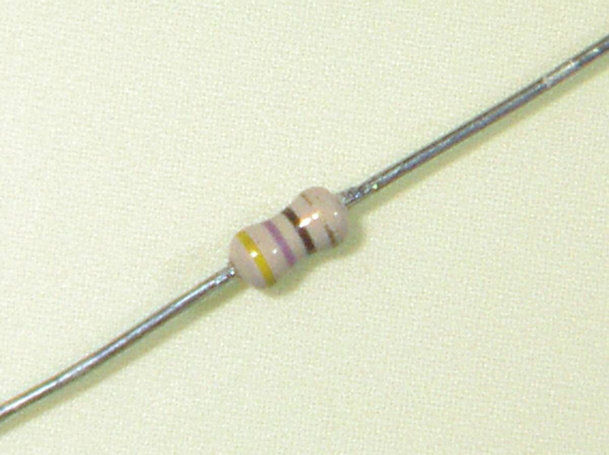 カーボン抵抗 1/6w 47Ω 【1セット30本】拍卖